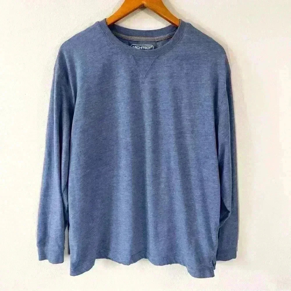 Architect blue long sleeve tshirt